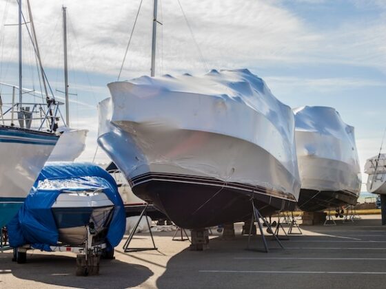 winter storage of boats