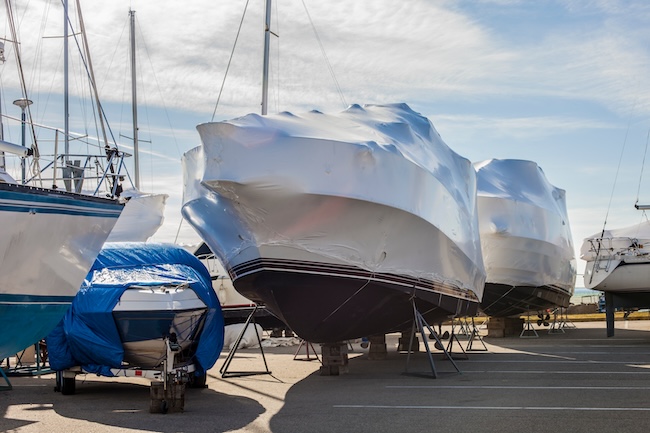 winter storage of boats