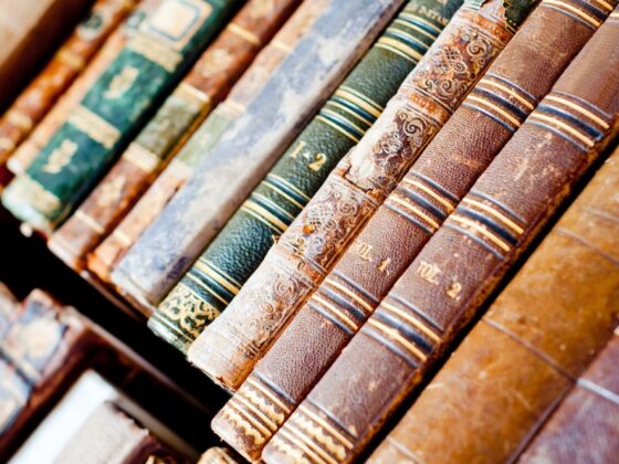 Old antique books