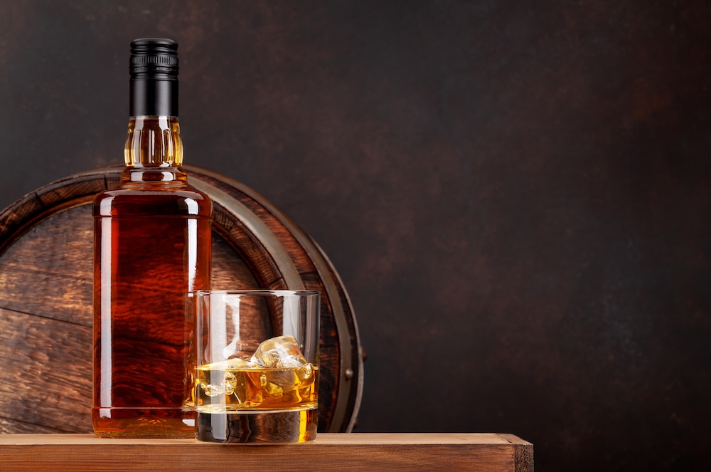 Scotch whiskey bottle