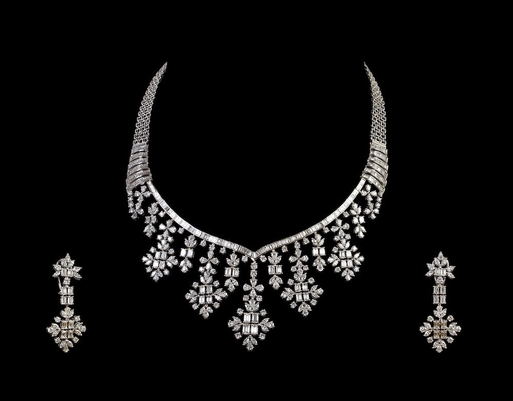 diamond jewellery set